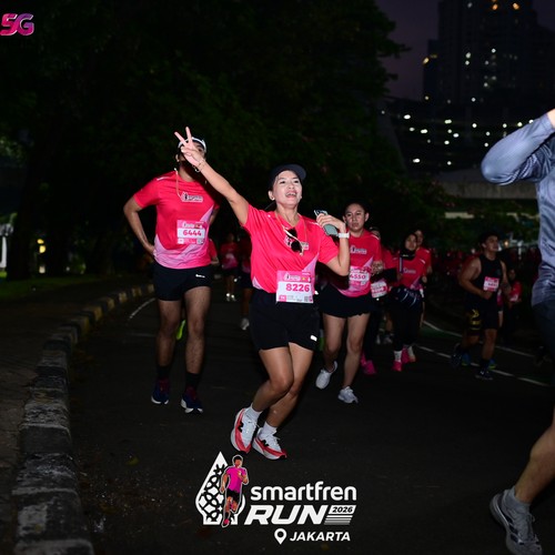 Race photo from SMARTFREN RUN 2026