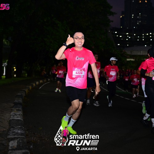 Race photo from SMARTFREN RUN 2026