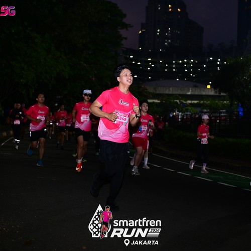Race photo from SMARTFREN RUN 2026