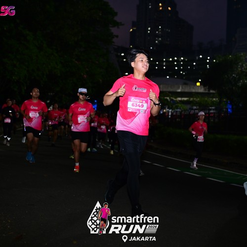 Race photo from SMARTFREN RUN 2026