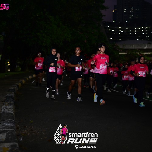 Race photo from SMARTFREN RUN 2026