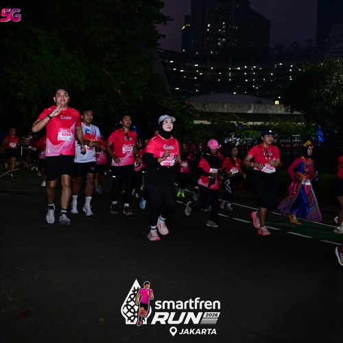 Race photo from SMARTFREN RUN 2026
