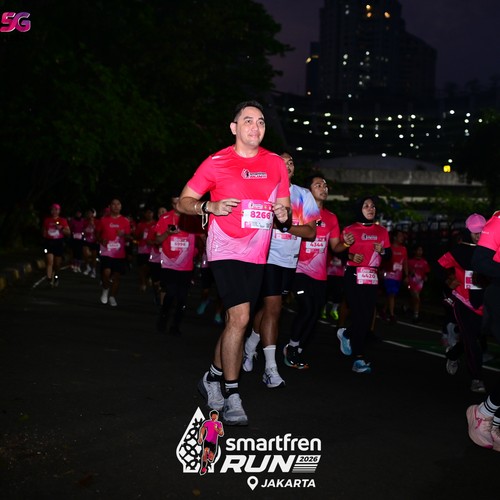Race photo from SMARTFREN RUN 2026