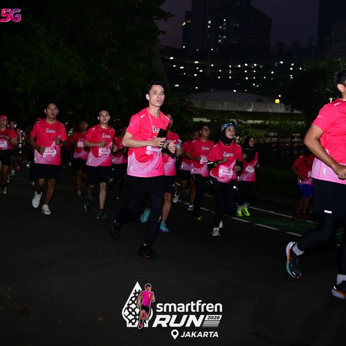 Race photo from SMARTFREN RUN 2026