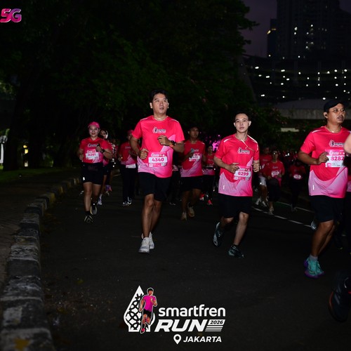 Race photo from SMARTFREN RUN 2026