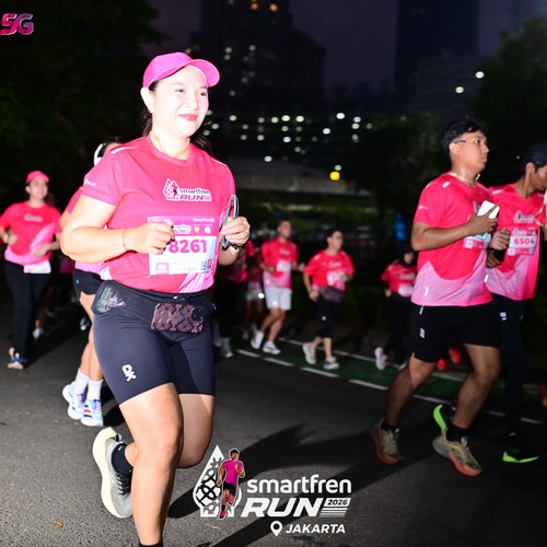 Race photo from SMARTFREN RUN 2026
