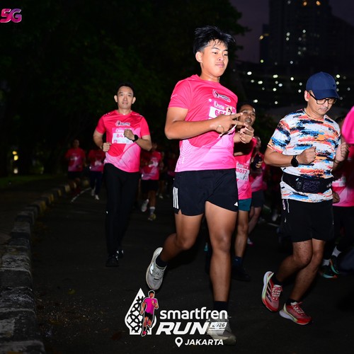 Race photo from SMARTFREN RUN 2026