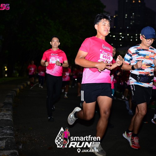 Race photo from SMARTFREN RUN 2026