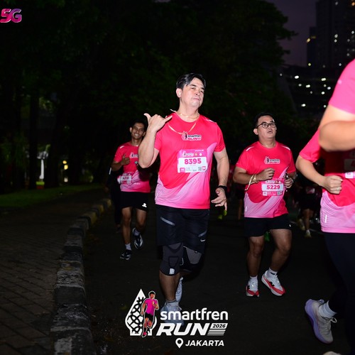 Race photo from SMARTFREN RUN 2026