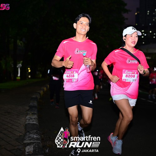 Race photo from SMARTFREN RUN 2026