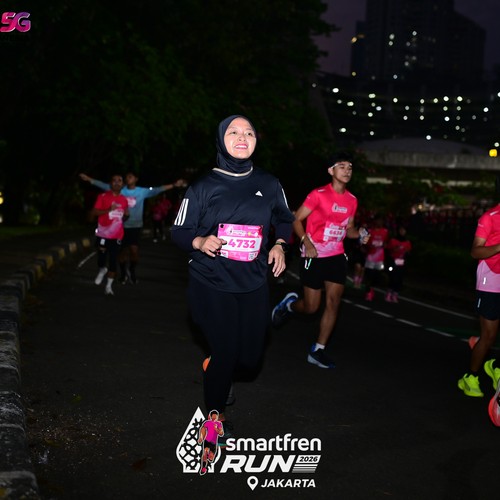 Race photo from SMARTFREN RUN 2026