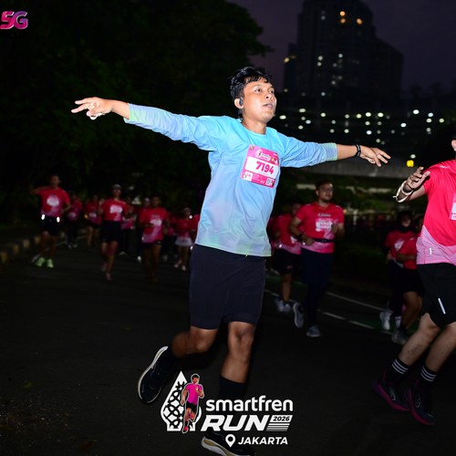 Race photo from SMARTFREN RUN 2026