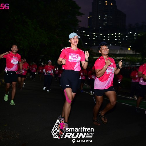 Race photo from SMARTFREN RUN 2026
