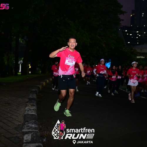 Race photo from SMARTFREN RUN 2026
