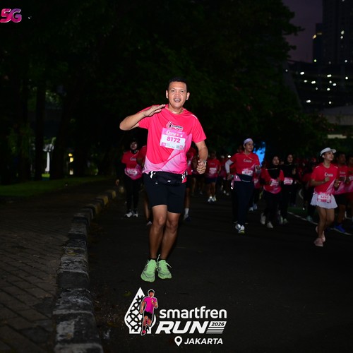 Race photo from SMARTFREN RUN 2026