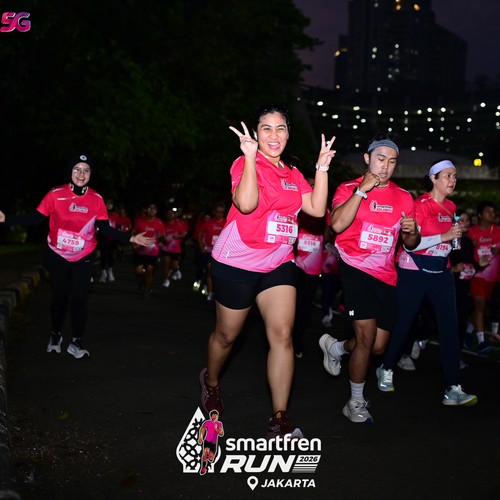 Race photo from SMARTFREN RUN 2026