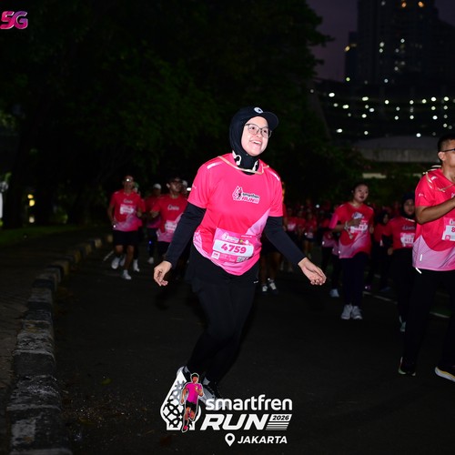 Race photo from SMARTFREN RUN 2026