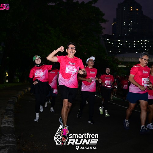 Race photo from SMARTFREN RUN 2026