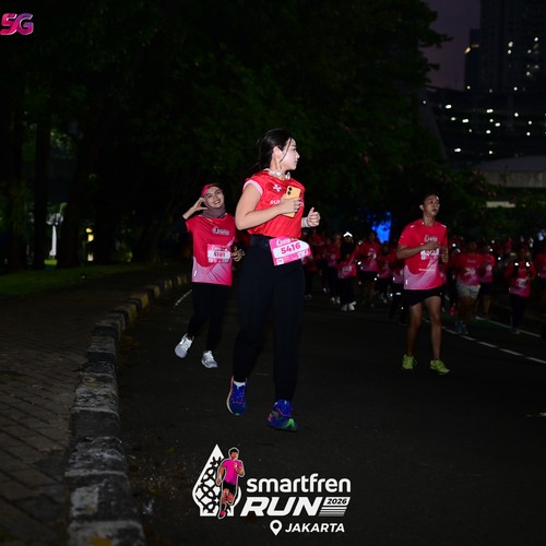 Race photo from SMARTFREN RUN 2026