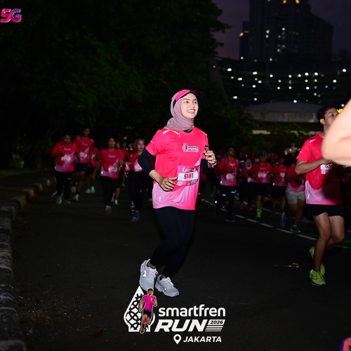 Race photo from SMARTFREN RUN 2026