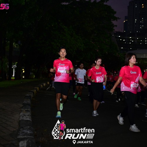 Race photo from SMARTFREN RUN 2026