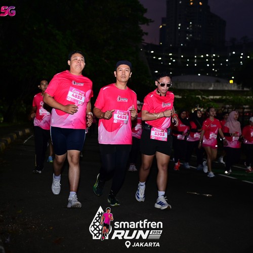 Race photo from SMARTFREN RUN 2026