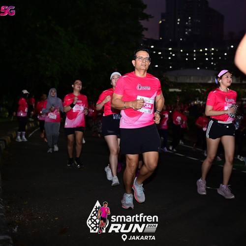 Race photo from SMARTFREN RUN 2026