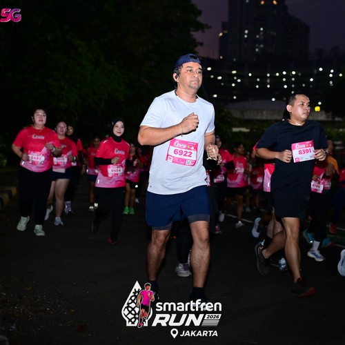 Race photo from SMARTFREN RUN 2026