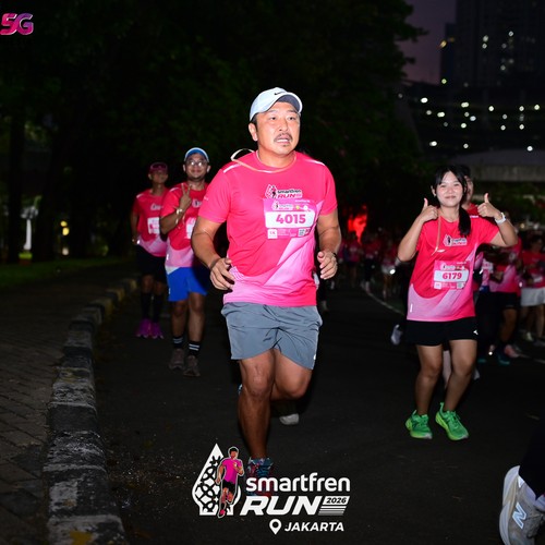 Race photo from SMARTFREN RUN 2026