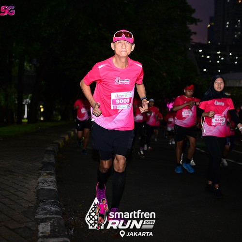 Race photo from SMARTFREN RUN 2026