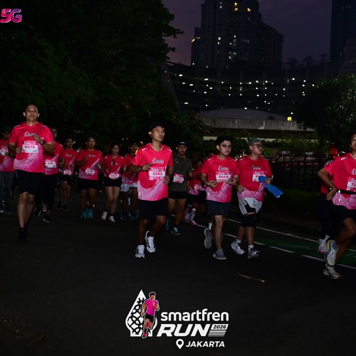 Race photo from SMARTFREN RUN 2026
