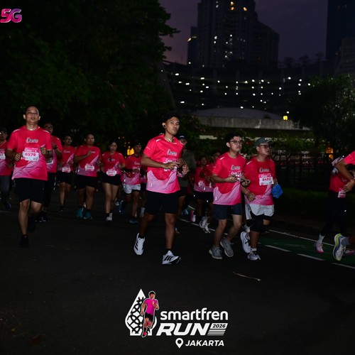 Race photo from SMARTFREN RUN 2026
