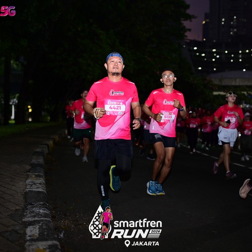 Race photo from SMARTFREN RUN 2026