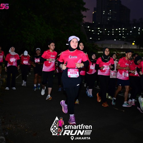 Race photo from SMARTFREN RUN 2026