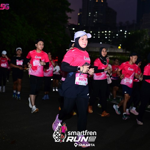 Race photo from SMARTFREN RUN 2026