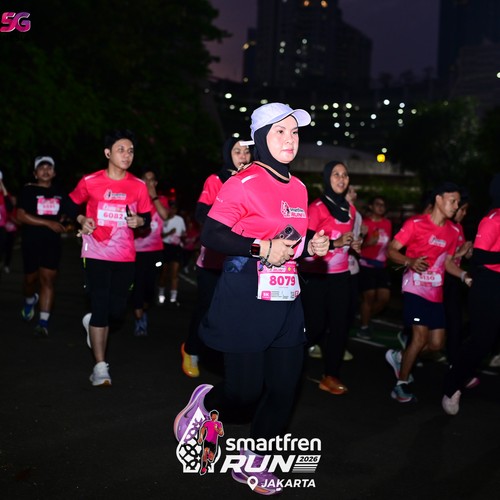 Race photo from SMARTFREN RUN 2026