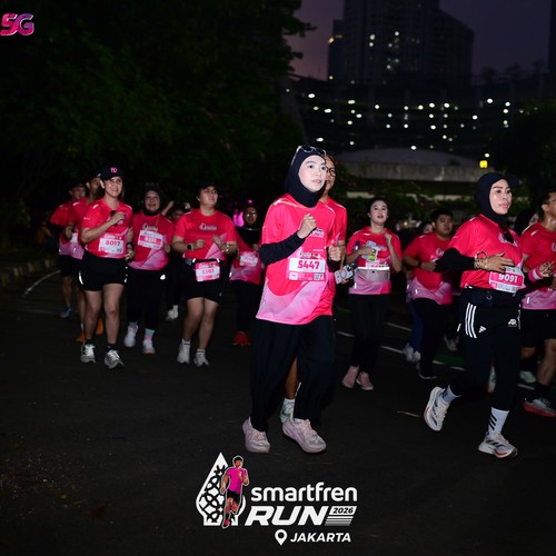 Race photo from SMARTFREN RUN 2026