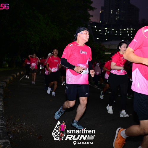 Race photo from SMARTFREN RUN 2026