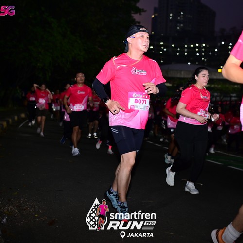 Race photo from SMARTFREN RUN 2026
