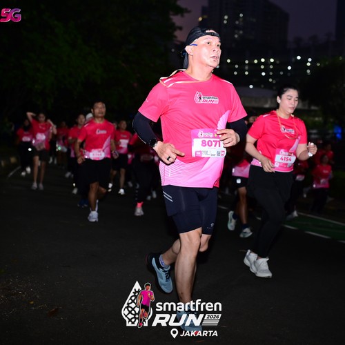 Race photo from SMARTFREN RUN 2026