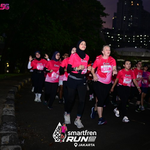 Race photo from SMARTFREN RUN 2026