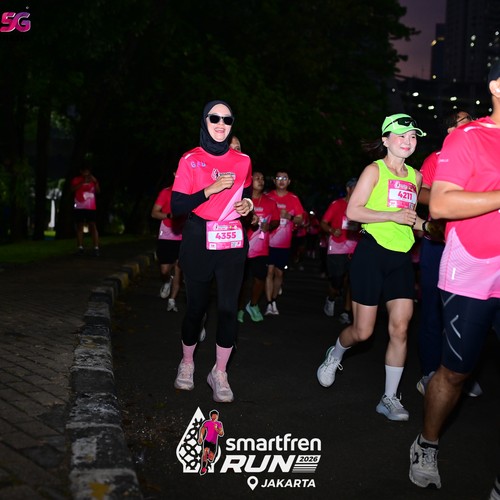 Race photo from SMARTFREN RUN 2026