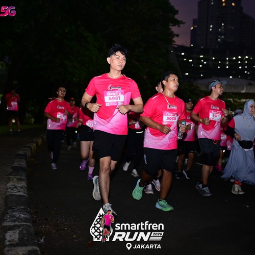 Race photo from SMARTFREN RUN 2026