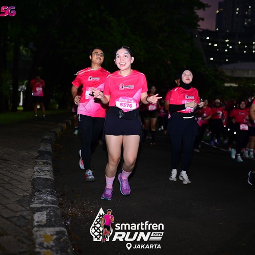 Race photo from SMARTFREN RUN 2026