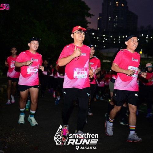 Race photo from SMARTFREN RUN 2026
