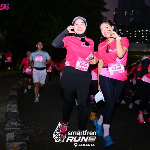 Race photo from SMARTFREN RUN 2026