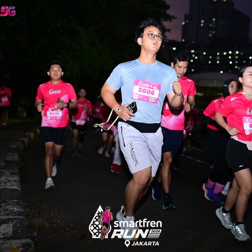 Race photo from SMARTFREN RUN 2026