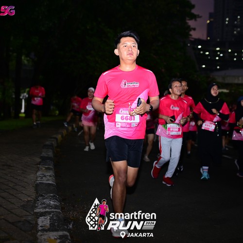 Race photo from SMARTFREN RUN 2026