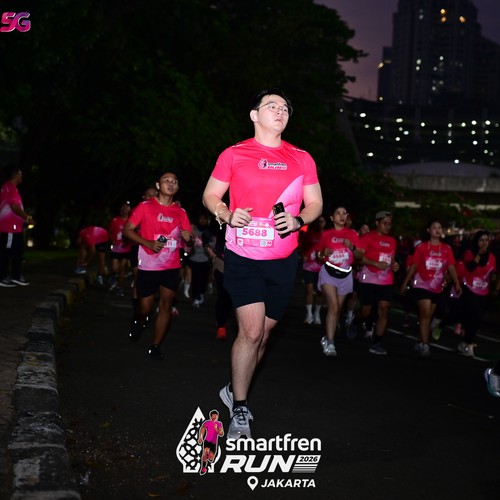 Race photo from SMARTFREN RUN 2026