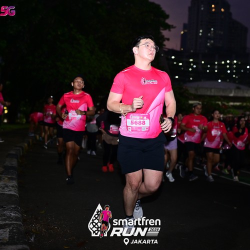Race photo from SMARTFREN RUN 2026